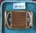 Aspreys Art Deco Gold Vesta Case